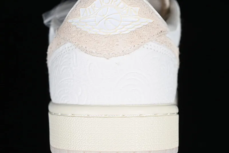 All categories Air Jordan Jordan series basketball shoes Air Jordan 1 Low Z version CP3 x Air Jordan 1 AJ1 Joe 1 embossed white low-top cultural casual sneakers FZ0455-200